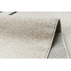Carpet FUSION 0808 cream / beige - Geometric, modern, abstract