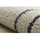 Carpet FUSION 0808 cream / beige - Geometric, modern, abstract