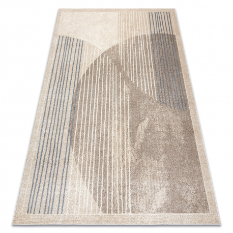 Carpet FUSION 0815 cream / beige - Geometric, modern, abstract