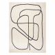 Carpet FUSION 8297 cream / dark grey - Lines, modern, abstract