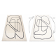 Teppich FUSION 8297 creme / dunkelgrau - Linien, modern, abstrakt