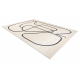 Teppich FUSION 8297 creme / dunkelgrau - Linien, modern, abstrakt