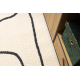 Carpet FUSION 8297 cream / dark grey - Lines, modern, abstract