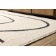 Carpet FUSION 8297 cream / dark grey - Lines, modern, abstract