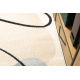 Carpet FUSION 9213 cream / beige - Geometric, modern, abstract
