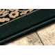 Tapis en laine POLONIA VITRAIL émeraude 2
