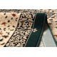 Tapis en laine POLONIA VITRAIL émeraude 2