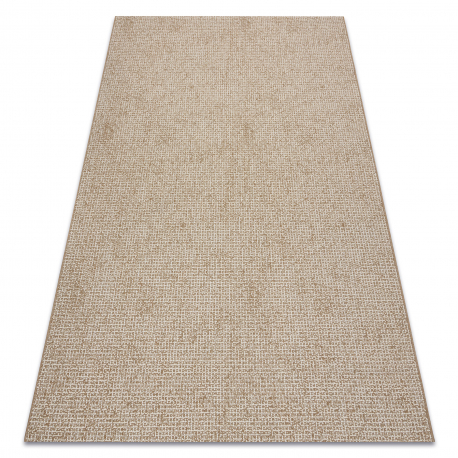 Dywan sizal FLAT 49371265 Kratka - beż naturalny kolor słomkowy, sznurkowy