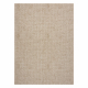 FLAT 49371265 Tapete Sisal Treliça - cor bege palha natural, barbante