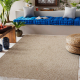 Dywan sizal FLAT 49371265 Kratka - beż naturalny kolor słomkowy, sznurkowy