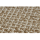 FLAT 49371265 Tapete Sisal Treliça - cor bege palha natural, barbante