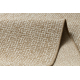 FLAT 49371265 Tapete Sisal Treliça - cor bege palha natural, barbante