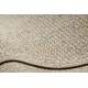 FLAT 49371265 Sisal tæppe Trellis - naturlig beige træfarve, snor
