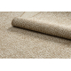 FLAT 49371265 Tapete Sisal Treliça - cor bege palha natural, barbante