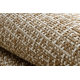 FLAT 49371265 Tapete Sisal Treliça - cor bege palha natural, barbante