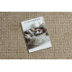 FLAT 49371265 Tapete Sisal Treliça - cor bege palha natural, barbante