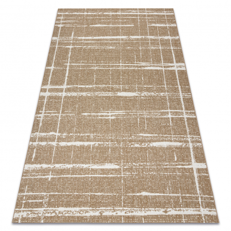 FLAT 48965265 Sizala paklājs Trellis vintage - dabīgā smilškrāsas salmu krāsa, aukla