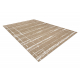 FLAT 48965265 Sisalteppich Trellis vintage - naturbeige Strohfarbe, Kordel