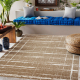 FLAT 48965265 Килим от сезал Trellis vintage - естествен цвят бежова слама, шнур