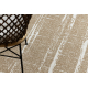 FLAT 48965265 Sisalteppich Trellis vintage - naturbeige Strohfarbe, Kordel