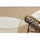 FLAT 48982265 Tapis sisal Géométrique - couleur paille beige naturel, ficelle