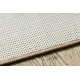 FLAT 48982265 Sisal carpet Geometric - natural beige straw color, string