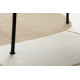 FLAT 48982265 Sisal carpet Geometric - natural beige straw color, string