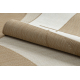 FLAT 48982265 Tapis sisal Géométrique - couleur paille beige naturel, ficelle