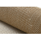 FLAT 48982265 Sisal carpet Geometric - natural beige straw color, string