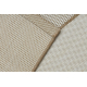 FLAT 48982265 Tapis sisal Géométrique - couleur paille beige naturel, ficelle