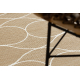 FLAT 49379265 Tapete Sisal Gotas - cor bege palha natural, barbante