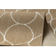 FLAT 49379265 Tapete Sisal Gotas - cor bege palha natural, barbante