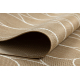 FLAT 49379265 Tapete Sisal Gotas - cor bege palha natural, barbante