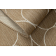 FLAT 49379265 Tapete Sisal Gotas - cor bege palha natural, barbante