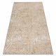 FLAT 48955265 Sisalteppich Geometrisch - naturbeige Strohfarbe, Kordel
