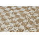 FLAT 48955265 Sisalteppich Geometrisch - naturbeige Strohfarbe, Kordel