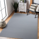 TAPIS DE COULOIR ANTIDÉRAPANT RUMBA couleur unique gris