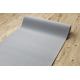 TAPIS DE COULOIR ANTIDÉRAPANT RUMBA couleur unique gris