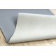 TAPIS DE COULOIR ANTIDÉRAPANT RUMBA couleur unique gris