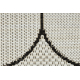 Carpet SISAL FLAT 49379960 Drops cream / black