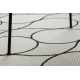 Carpet SISAL FLAT 49379960 Drops cream / black