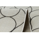 Килим SIZAL FLAT 49379960 Капки кремаво / черно