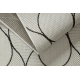 Килим SIZAL FLAT 49379960 Капки кремаво / черно