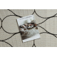 Carpet SISAL FLAT 49379960 Drops cream / black