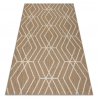 Dywan sizal FLAT 48956265 Geometryczny - beż naturalny kolor słomkowy, sznurkowy