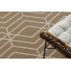 FLAT 48956265 Sisal carpet Geometric - natural beige straw color, string