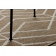FLAT 48956265 Sisal carpet Geometric - natural beige straw color, string