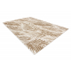 FLAT 48977256 Tapis sisal Feuilles de palmier - couleur paille beige naturel, ficelle