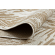 FLAT 48977256 Tapis sisal Feuilles de palmier - couleur paille beige naturel, ficelle