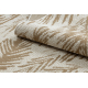 FLAT 48977256 Tapis sisal Feuilles de palmier - couleur paille beige naturel, ficelle